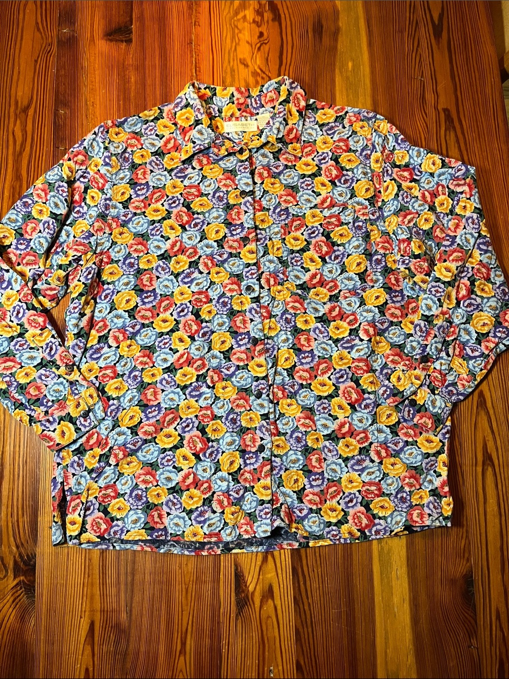 Vintage 90s Elisabeth by Liz Claiborne Corduroy Button-Down Shirt, Size 14